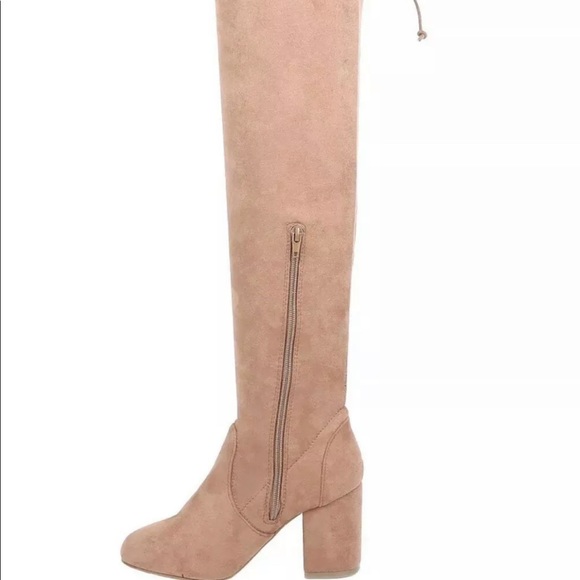 Chamel color over the knee boots - Picture 3 of 3